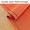 Fall Table Runner Decorations, Burlap Style Farmhouse 13 x 108 Inch Orange Table Runner, Rustic Geometric Hollow Table Runners 108 Inches Long for Autumn Thanksgiving Decorations, 13x108 Inches,Orange